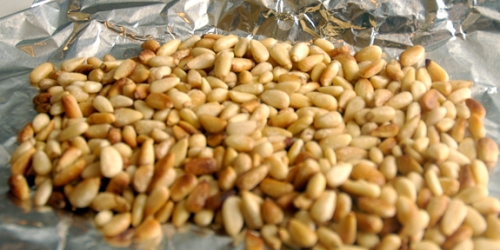 Mmm.  Toasted pine nuts!